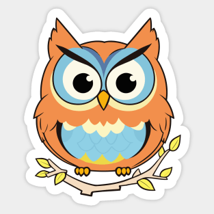 Kawaii Little Owl Sticker